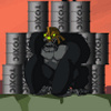 Batman Gorilla Grodd Barrels of Peril